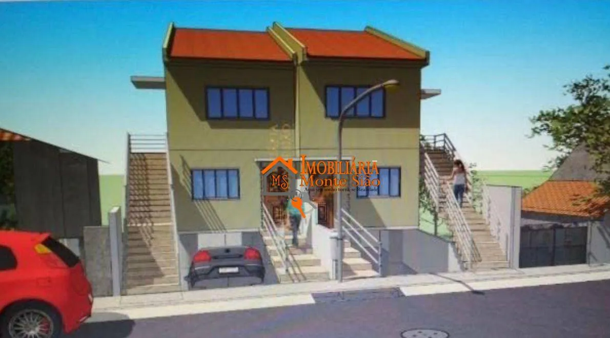 Imagem Casa com 2 dormitórios à venda, 60 m² por R$ 265.000,00 - Jardim Fortaleza - Guarulhos/SP