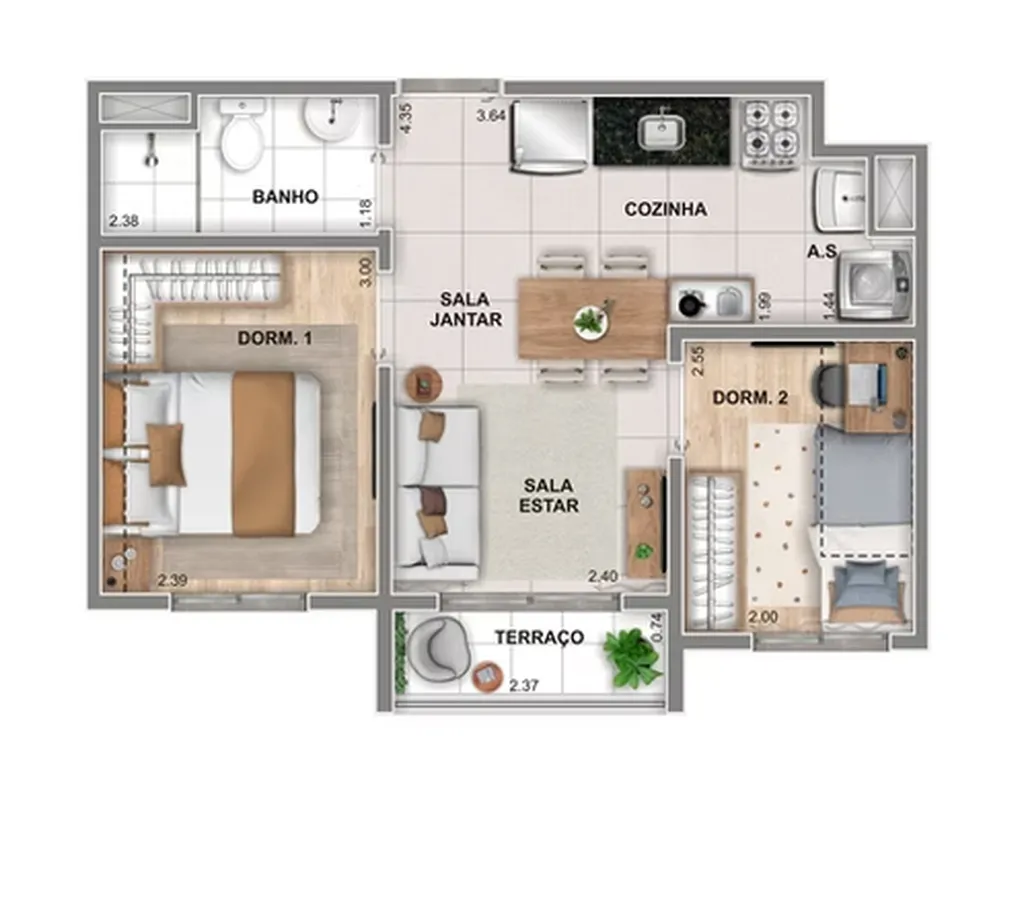 Imagem Home 375 - Breve Lançamento - Apartamento à venda no bairro Vila Sônia - São Paulo/SP