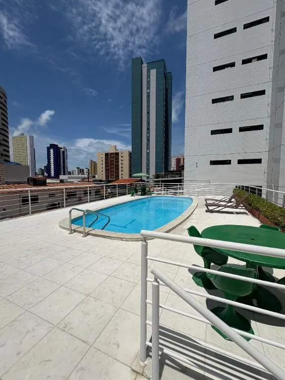 Imagem Apartamento com 98 m², vista mar, 3 quartos, mobiliado, 2 vagas e lazer completo em Manaíra, próximo à praia.