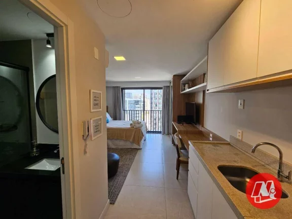 Foto do imóvel Studio com 1 dormitório para alugar, 24 m²- Auxiliadora - Porto Alegre/RS