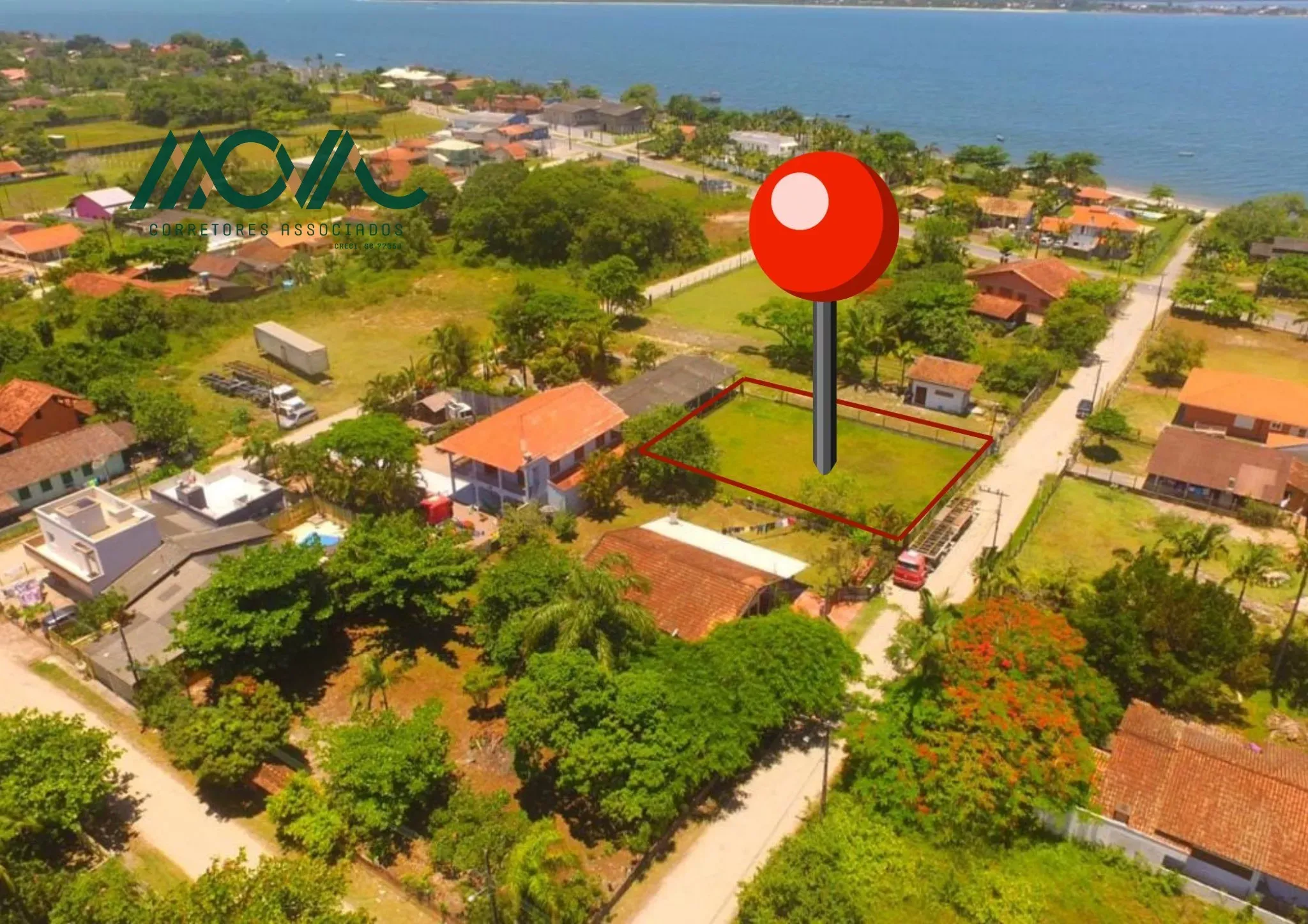 Imagem EXCLUSIVO MOVA CORRETORES ASSOCIADOS.
Terreno Murado PrÃ³ximo Ã  Praia no BalneÃ¡rio Farol de ItapoÃ...