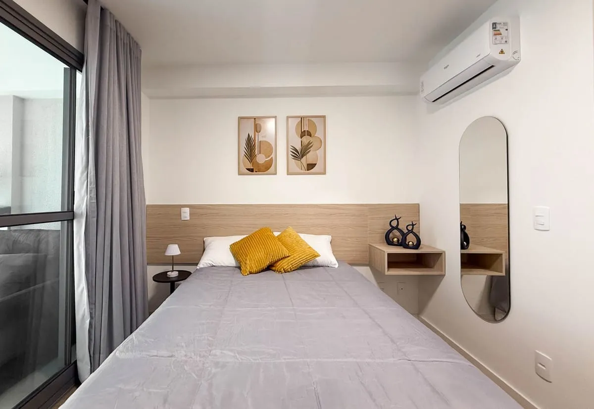 Imagem Apartamento com 1 Quarto para alugar, 26m² - Moema