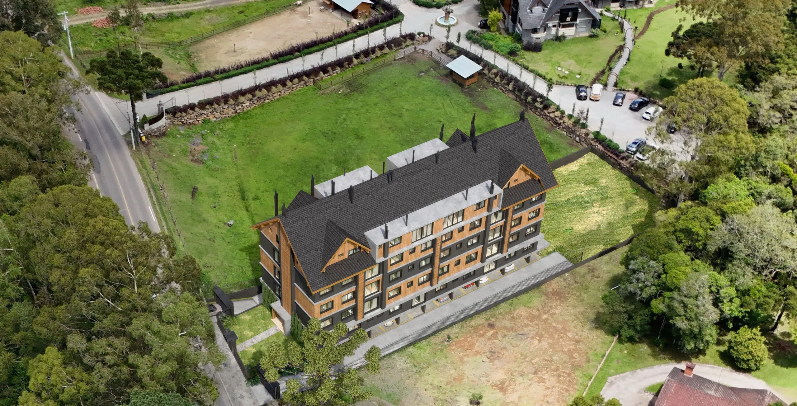 Imagem Apartamento à venda em Gramado, Mato Queimado, com 1 quarto, 56.17m2