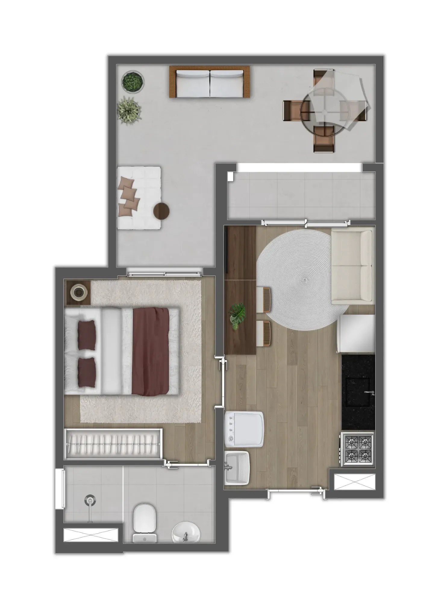 Foto do imóvel Apartamento com 1 Quarto à Venda, 25 m² em Butantã - São Paulo