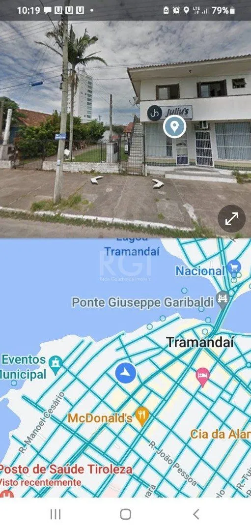 Imagem Apartamento de frente com 1 dormitório, sala, cozinha e sacada.