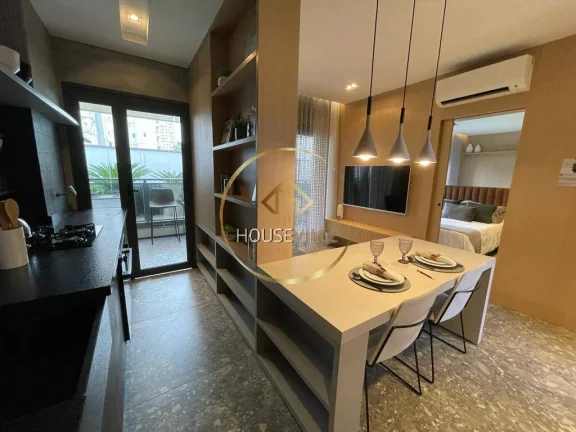 Imagem Apartamento 1 Dormitório ( 1 Suíte), 1 vaga, 45m², Quadria RDC, Satélite.