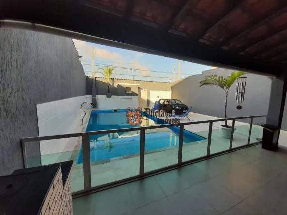 Imagem Sobrado com 5 dormitórios à venda, 340 m² por R$ 850.000,00 - Balneário Jequitibá - Itanhaém/SP