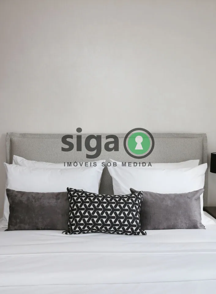 Imagem Studio com 64m², no Brooklin, com 1 quarto, 2 banheiros e 1 vaga, Mobiliado para Locação