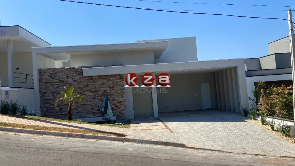 Imagem Casa de luxo em condomínio: 3 quartos, 3 suítes, 2 salas, 4 banheiros, 2 vagas, 157,49m² em Valinhos-SP.