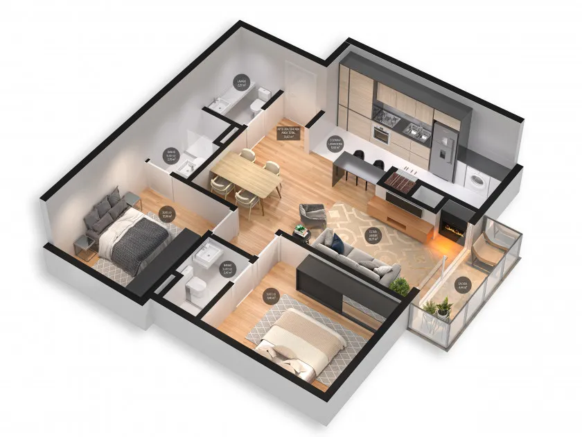 Imagem Apartamento à venda em Canela, Centro , com 1 quarto, 99.13m2