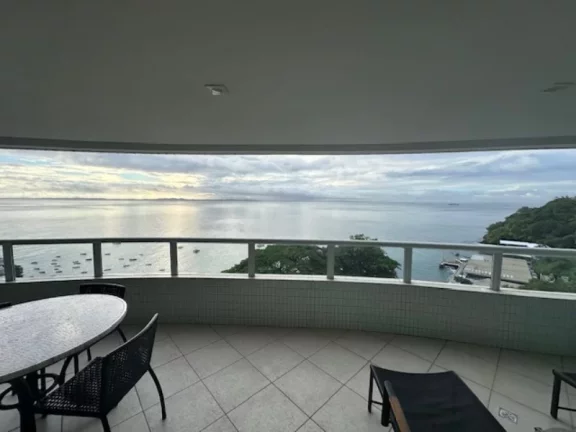 Foto do imóvel A 5ª Avenida Imóveis selecionou essa raríssima unidade no cobiçado YACHT PRIVILEGE Ladeira da Barra 1/4 (suite), lavabo varandão, 63,00m², vista mar