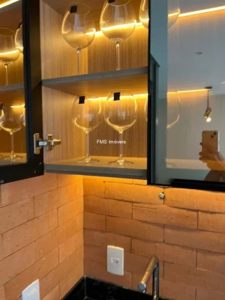 Imagem Apartamento à venda ou locação no Paraíso, com 1 quarto, 1 vaga.