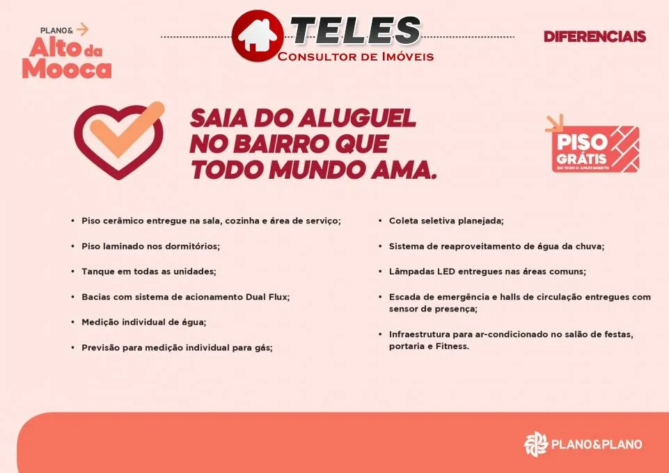 Imagem Apartamentos de 1 e 2 dorms. no alto da Mooca.