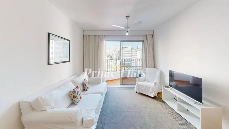Imagem Flat disponível locação no Saint Thomas Residence Service no Jardim Paulista, com 50m², 2 dormitórios e 1 vaga