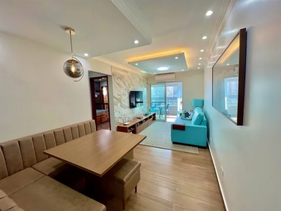 Imagem Apartamento com 2 dorms, Guilhermina, Praia Grande - R$ 600 mil, Cod: 2230