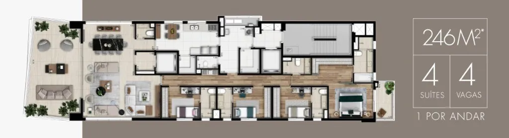 Imagem Condomínio Stratos Itaim, apartamento com 4 quartos a venda em Itaim Bibi São Paulo SP, apartment in São Paulo Brazil, property in São Paulo Brazil