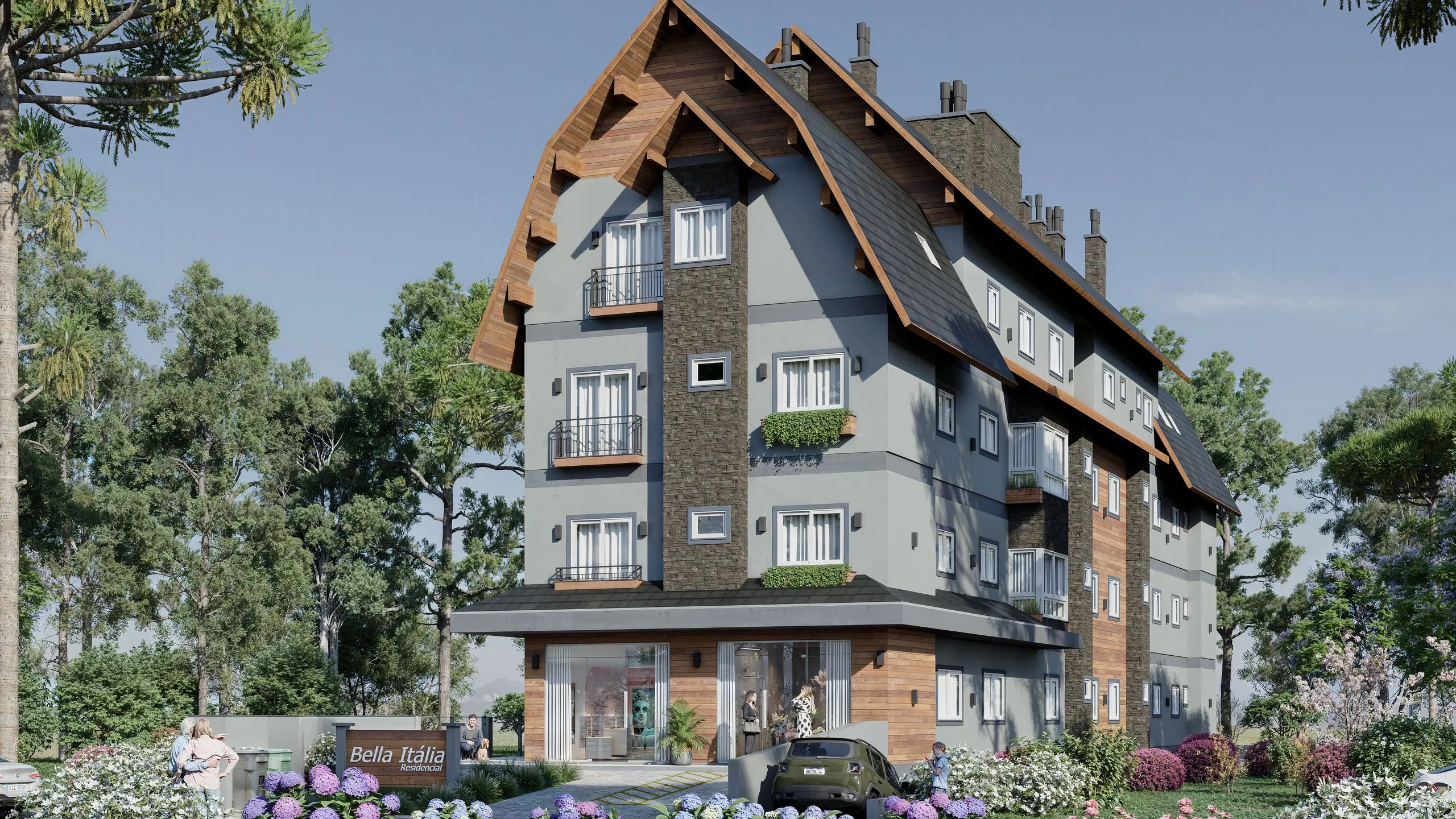 Imagem Apartamento à venda em Gramado, Moura, com 1 quarto, 61.14m2