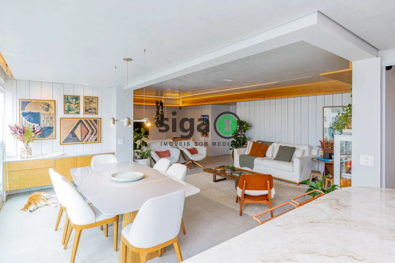 Imagem Apartamento alto padrão no Campo Belo, 161m², 3 suítes, condomínio clube