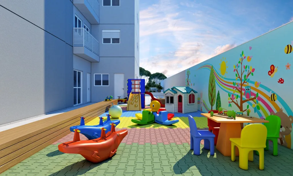 Imagem Apartamento à venda em Santo André-SP, bairro Campestre: 2 quartos, 1 suíte, 2 banheiros, 2 vagas na garagem. Conheça o Lincoln Residencial!