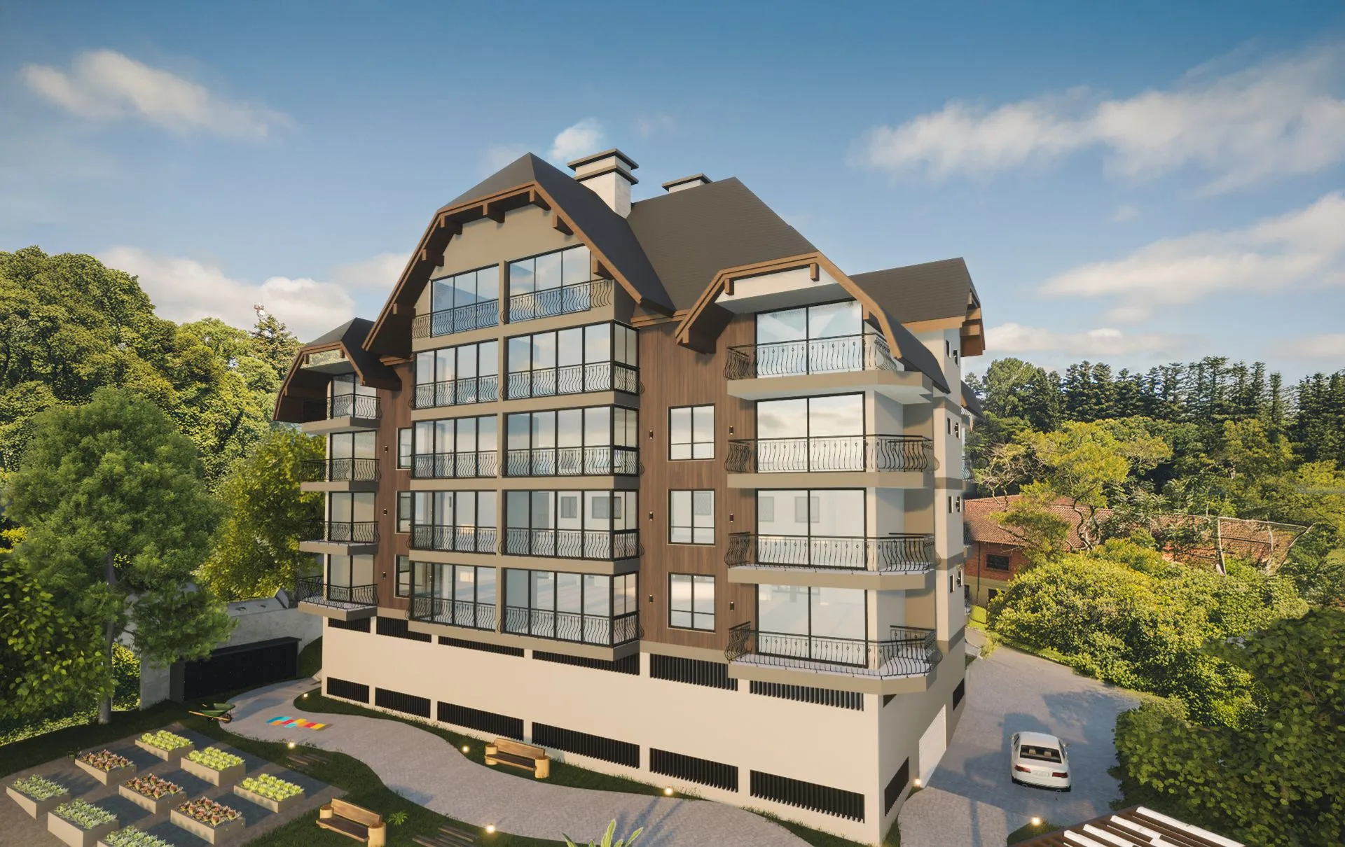 Imagem Cobertura à venda em Gramado, Floresta, com 3 quartos, 226m2