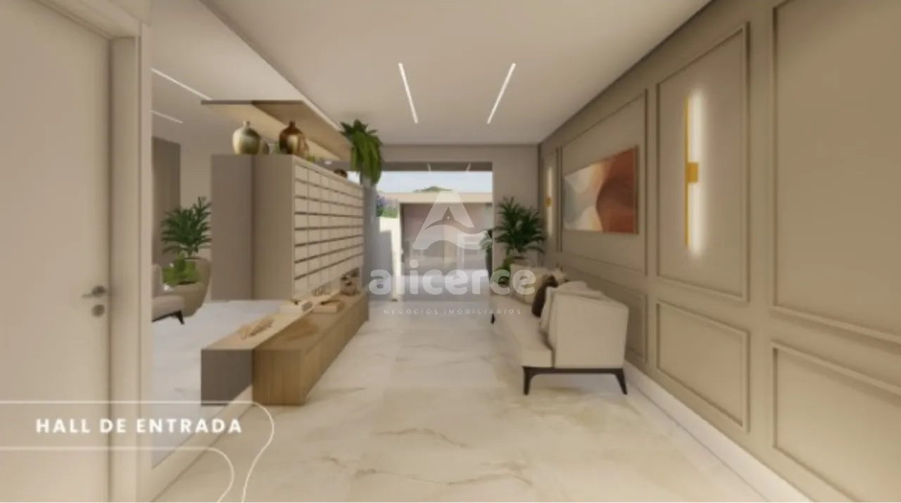 Imagem Apartamento amplo de 2 dormitórios com suíte, terraço e Hobby box em Areias - São José - SC