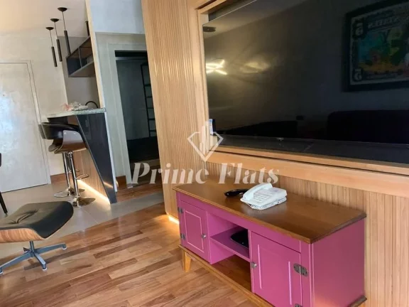 Imagem Flat disponível para venda no Flat London Residence Service no Jardim Paulista, com 42m², 1 dormitório e 1 vaga de garagem