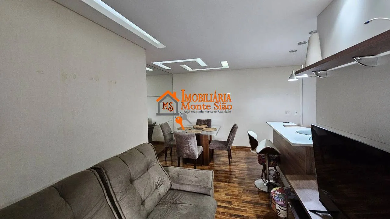Imagem Apartamento com 2 dormitórios para alugar, 65 m² - Jardim Flor da Montanha - Guarulhos/SP