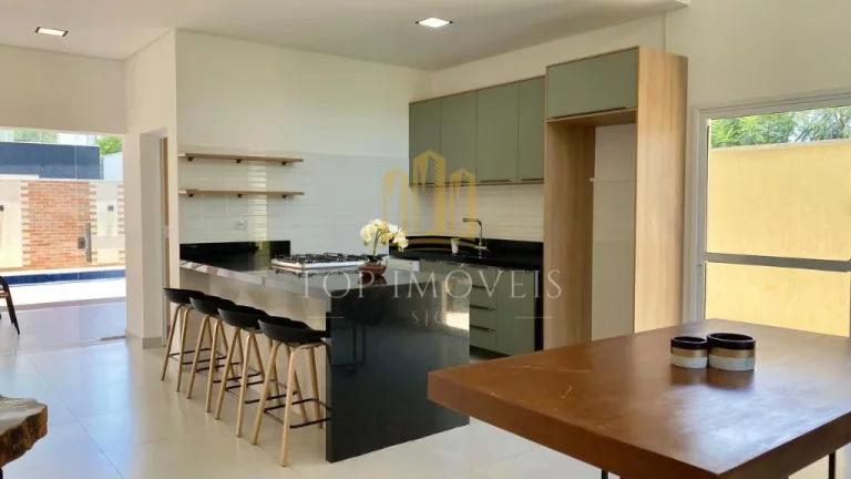 Imagem Maravilhosa casa três dormitórios suíte espaço gourmet piscina em condominio fechado