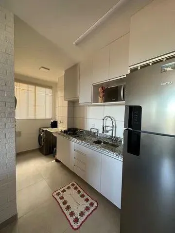 Imagem Apartamento para Venda em Hortolândia, Loteamento Adventista Campineiro, 2 dormitórios, 1 suíte, 1 banheiro, 1 vaga