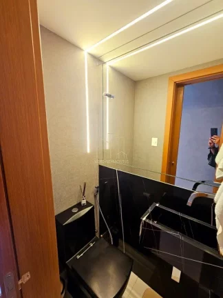 Imagem Lindo apartamento decorado vista mar quarto e sala varanda gourmet a venda em Armação