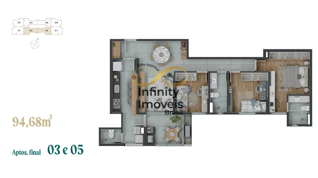 Imagem ALTO BELVEDERE GRAN PARADISO - Apartamento à venda no bairro Serra do Curral Del Rey - Nova Lima/MG