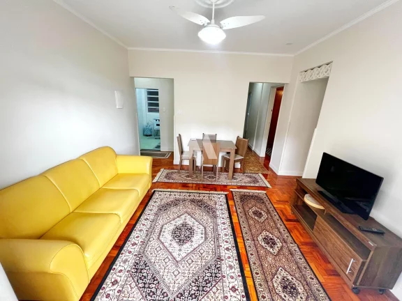 Imagem Apartamento com varanda e de frente no gonzaga - 03 dormitórios