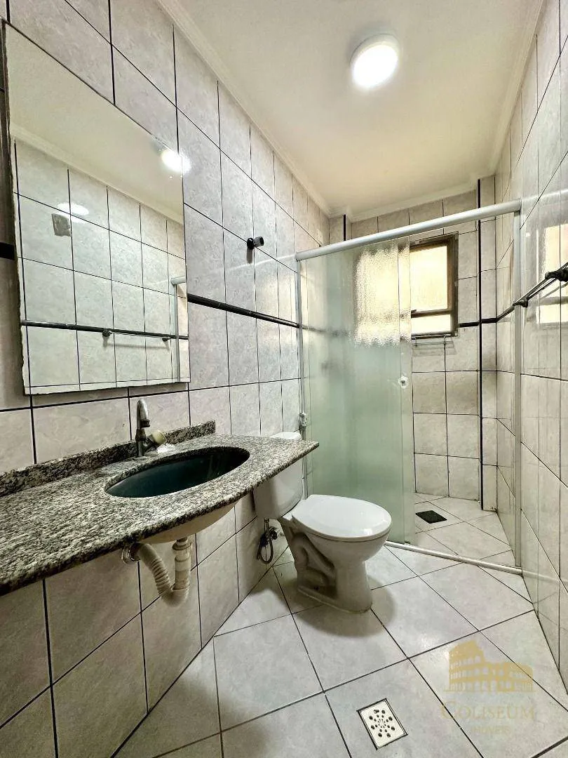 Imagem Apartamento com 1 dormitório para alugar, 54 m² por R$ 2.974,86/mês - Tupi - Praia Grande/SP
