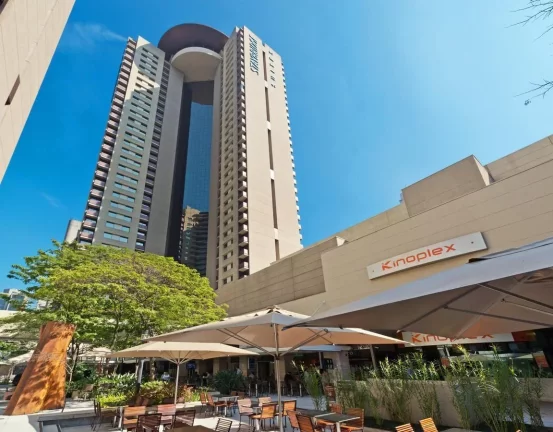 Imagem Flat disponível para locação no Staybridge Suítes São Paulo, com 38m², 1 dormitório e 1 vaga