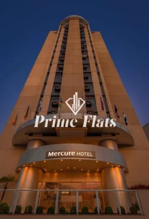 Imagem Flat disponível para venda no Mercure São Paulo Nações Unidas, com 27m², 1 dormitório e 1 vaga de garagem