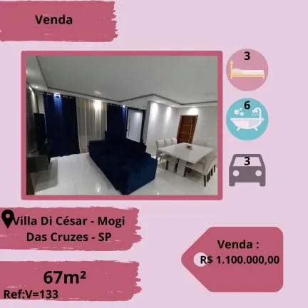 Foto do imóvel Sobrado com 3 Quartos à Venda, 400 m² em Villa Di Cesar - Mogi das Cruzes