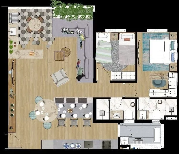 Imagem Apartamento com 2 dormitórios à venda, 75 m² por R$ 850.000,00 - Jardim Flor da Montanha - Guarulhos/SP