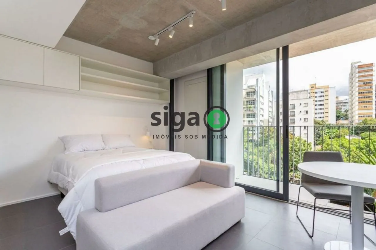 Imagem STUDIO de 28m², com 1 quarto, 1 banheiro e sem vaga na Vila Madalena