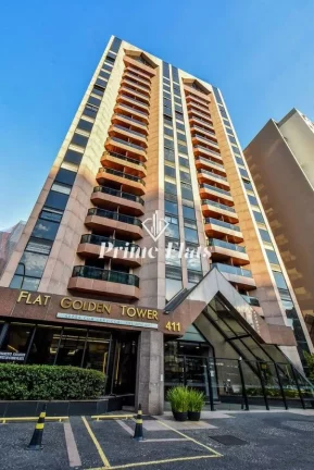 Imagem Flat disponível para venda Golden Tower Residence no Itaim Bibi, com 42,22m², 1 dormitório e 1 vaga