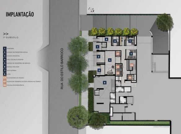 Imagem ESTILO BARROCO - MAC - Studio de 25m² (Unidade de Revenda), a uma quadra do metrô Borba Gato!