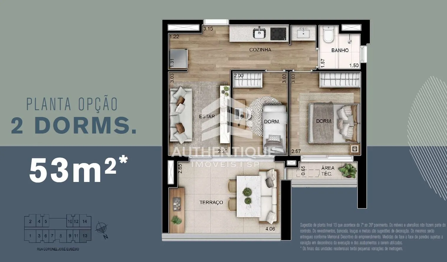 Imagem ÁRIA HIGIENÓPOLIS - Apartamento à venda no bairro Higienópolis - São Paulo/SP, Zona Central