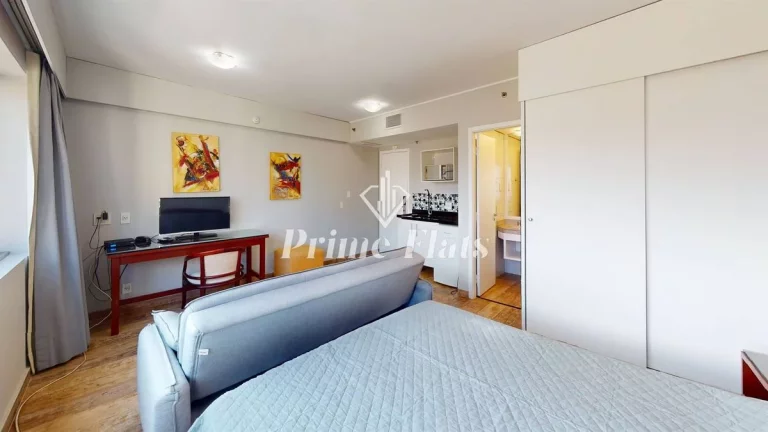 Imagem Flat disponível para locação no Meliá Ibirapuera, com 26m², 1 dormitório e 1 vaga