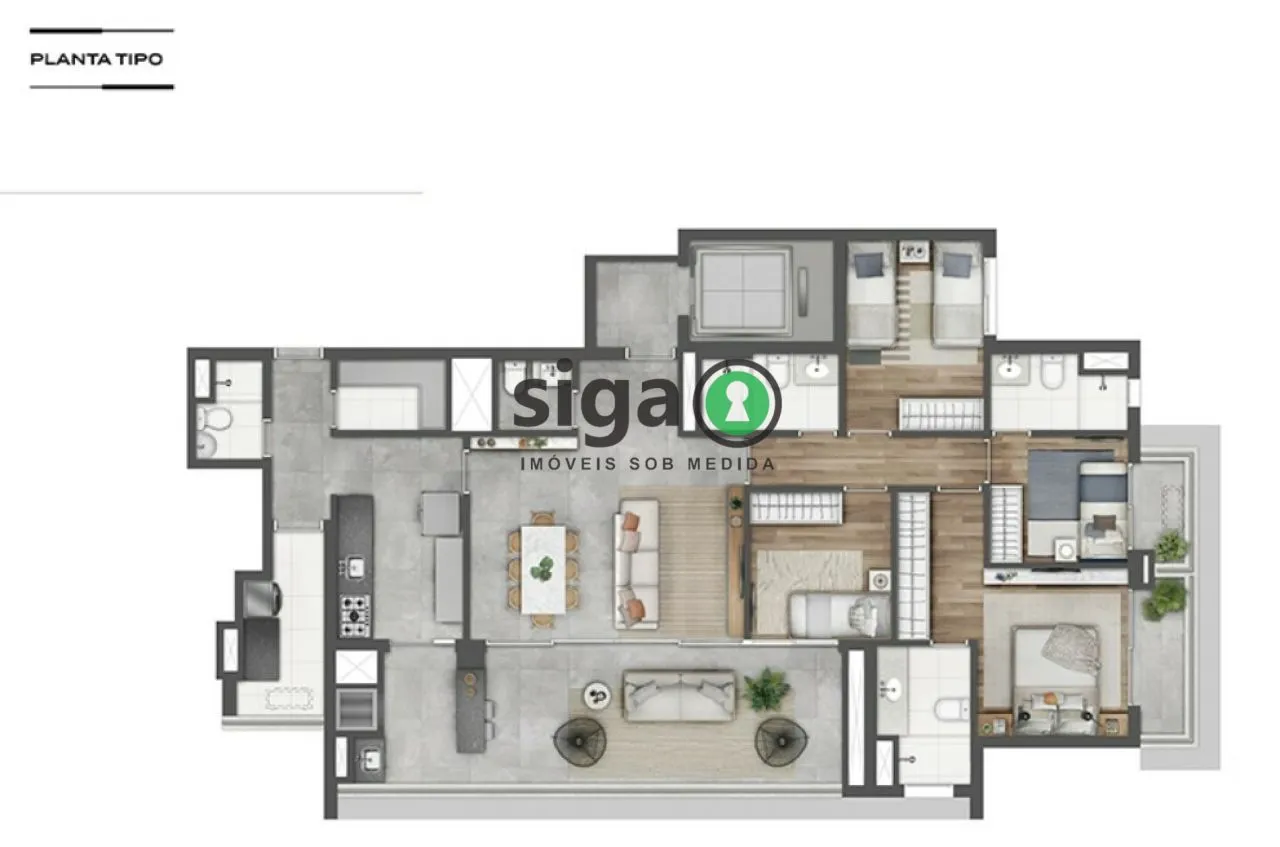 Imagem Apartamento para venda na Vila Mariana 03 suítes, São Paulo - SP