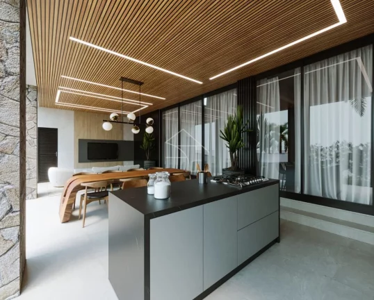 Imagem Casa Linear de Alto Padrão no Condomínio Arquipélago de Manguinhos