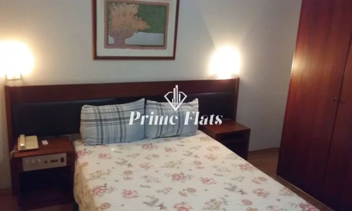 Imagem Flat disponível para venda no Saint Moritz Flat Service, com 48m², 1 dormitório e 1 vaga