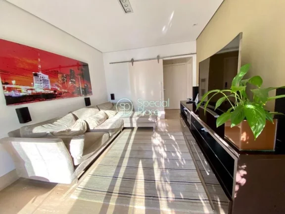 Imagem Lindo, Moderno e Aconchegante!!! Hall de entrada seguido de living para três ambientes com varanda ...
