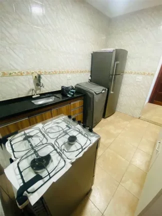 Imagem Apartamento com 2 dorms, Aviação, Praia Grande - R$ 419 mil, Cod: 2471