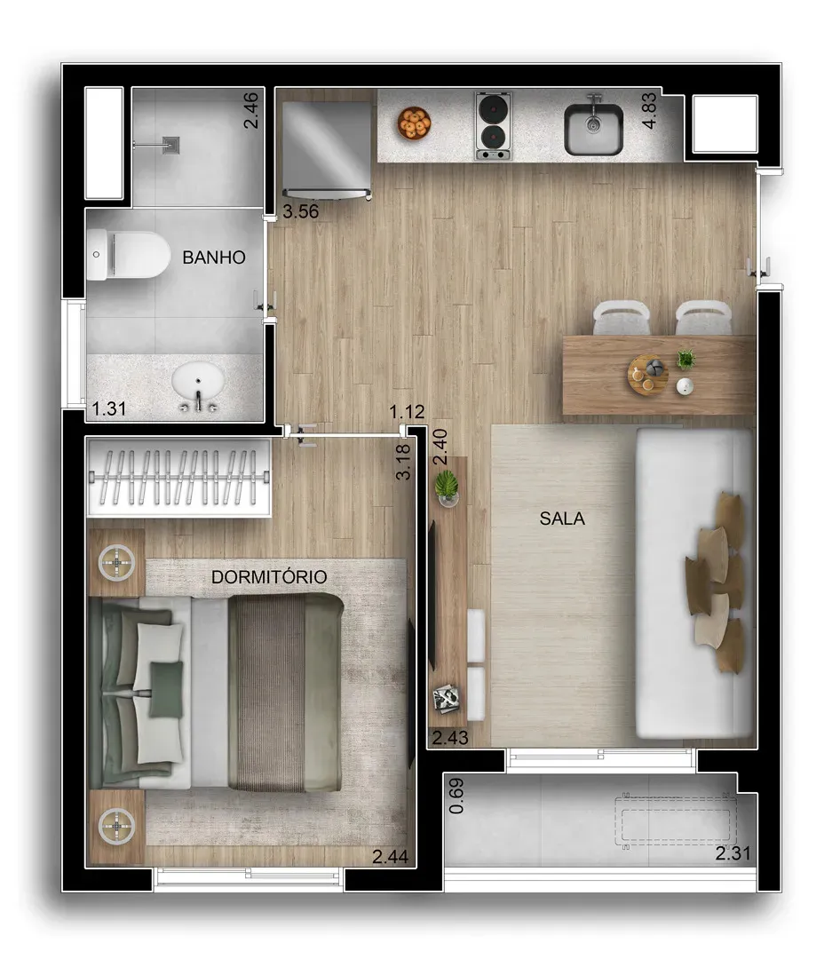 Imagem Um empreendimento reservado no coração da Vila Clementino, onde a qualidade de vida faz parte do c...