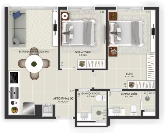 Imagem Ilha Bella - Apartamento à venda no bairro Navegantes - Capão da Canoa/RS