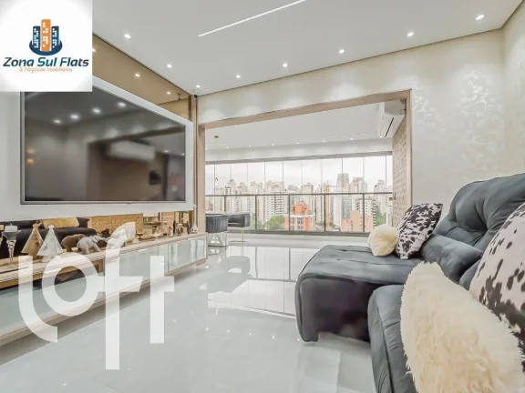 Imagem Apartamento Alto Padrão à Venda No Campo Belo Com 3 Dormitórios Sendo 2 Suítes, Varanda Gourmet e 2 Vagas
